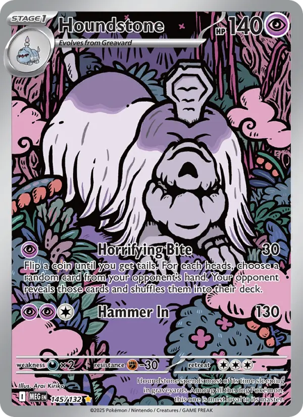 Houndstone, Pokémon card
