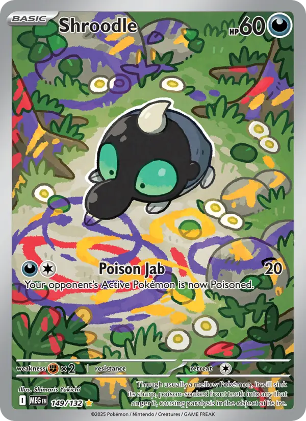 Shroodle, Pokémon card