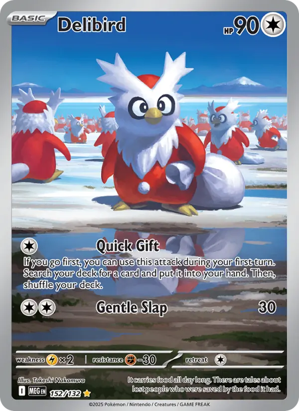 Delibird, Pokémon card