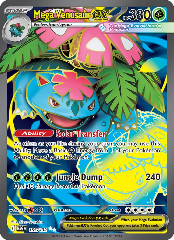 Mega Venusaur ex, Pokémon card