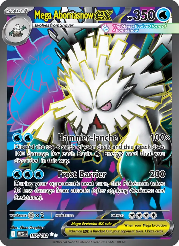 Mega Abomasnow ex, Pokémon card