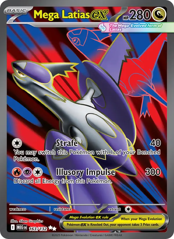 Mega Latias ex, Pokémon card