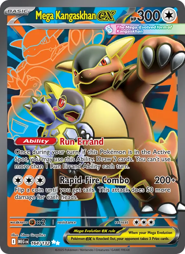 Mega Kangaskhan ex, Pokémon card