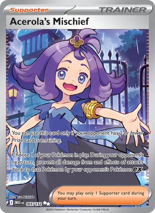 Acerola's Mischief, Pokémon card