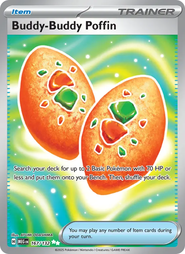Buddy-Buddy Poffin, Pokémon card