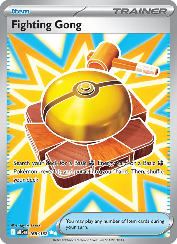 Fighting Gong, Pokémon card