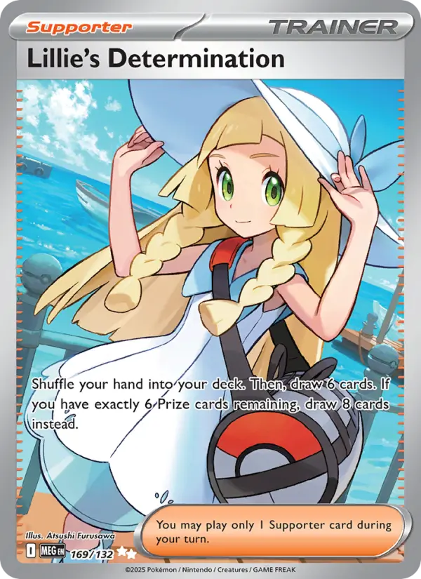 Lillie's Determination, Pokémon card