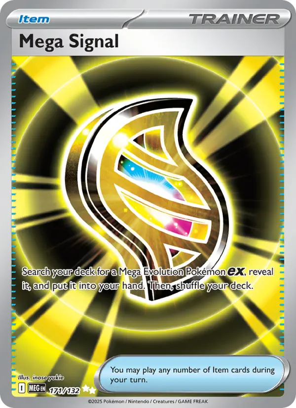 Mega Signal, Pokémon card