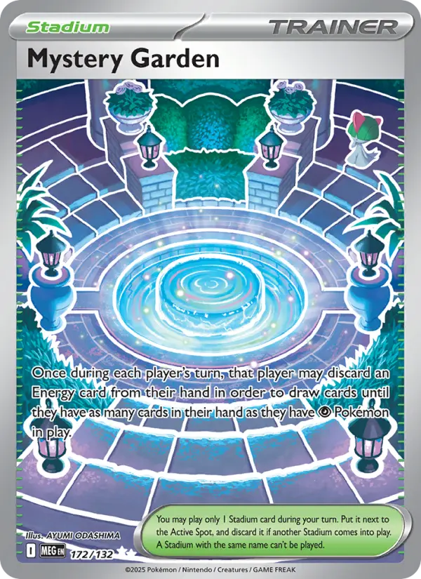 Mystery Garden, Pokémon card