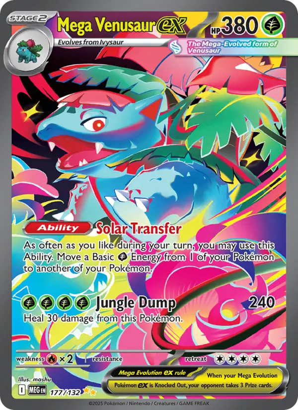 Mega Venusaur ex, Pokémon card