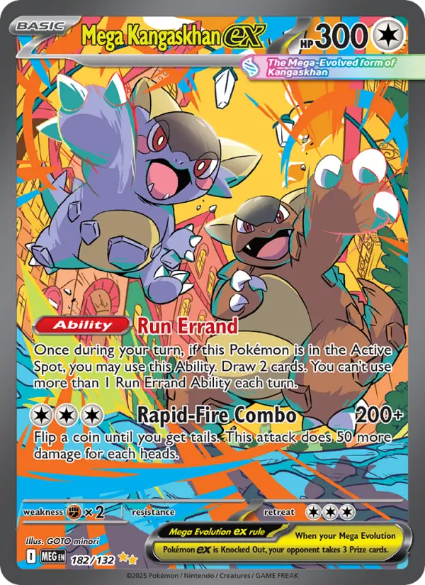 Mega Kangaskhan ex, Pokémon card