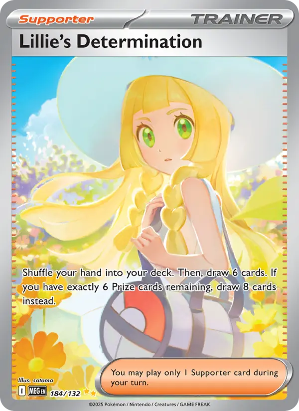 Lillie's Determination, Pokémon card