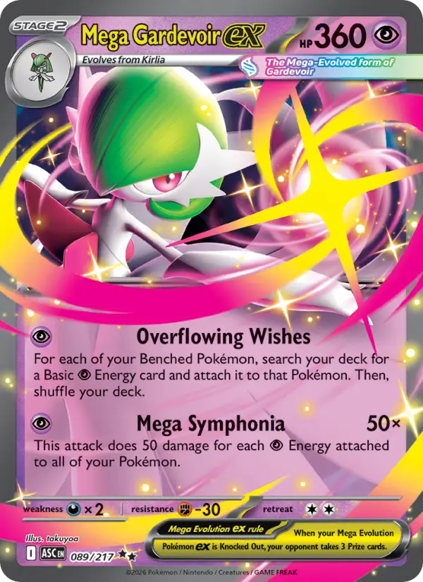Mega Gardevoir ex, Pokémon card