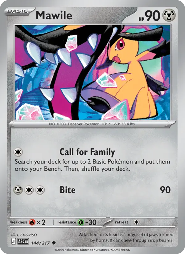 Mawile, Pokémon card