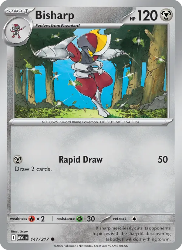 Bisharp, Pokémon card