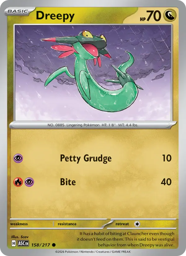 Dreepy, Pokémon card