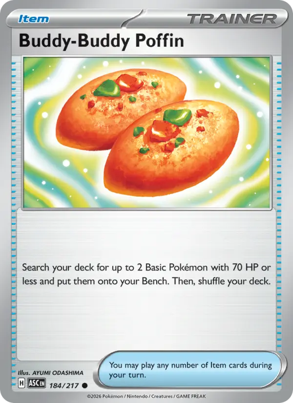 Buddy-Buddy Poffin, Pokémon card