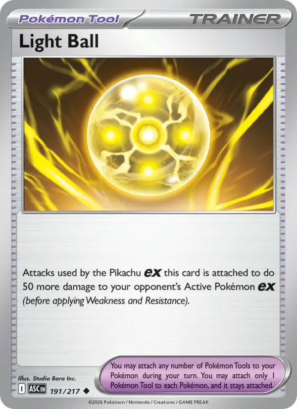 Light Ball, Pokémon card