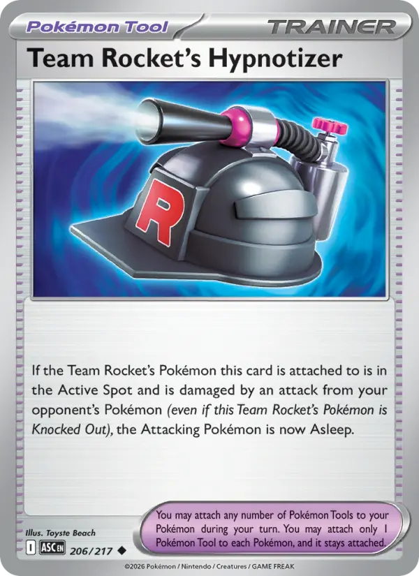Team Rocket's Hypnotizer, Pokémon card
