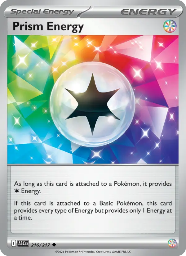 Prism Energy, Pokémon card