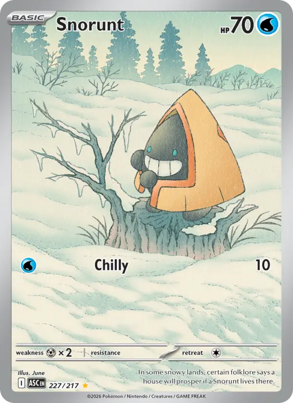 Snorunt, Pokémon card