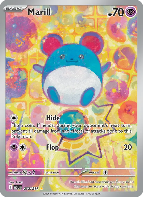 Marill, Pokémon card