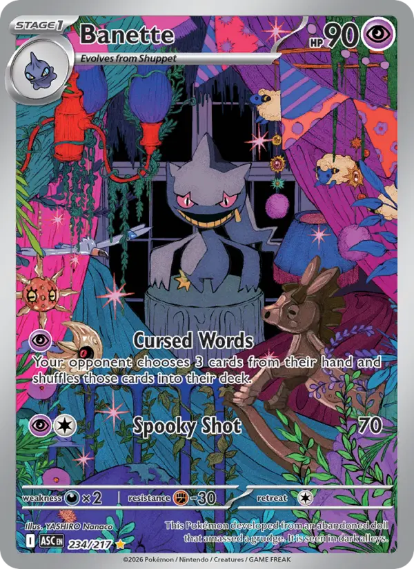 Banette, Pokémon card