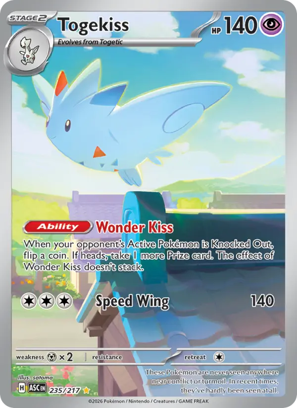 Togekiss, Pokémon card