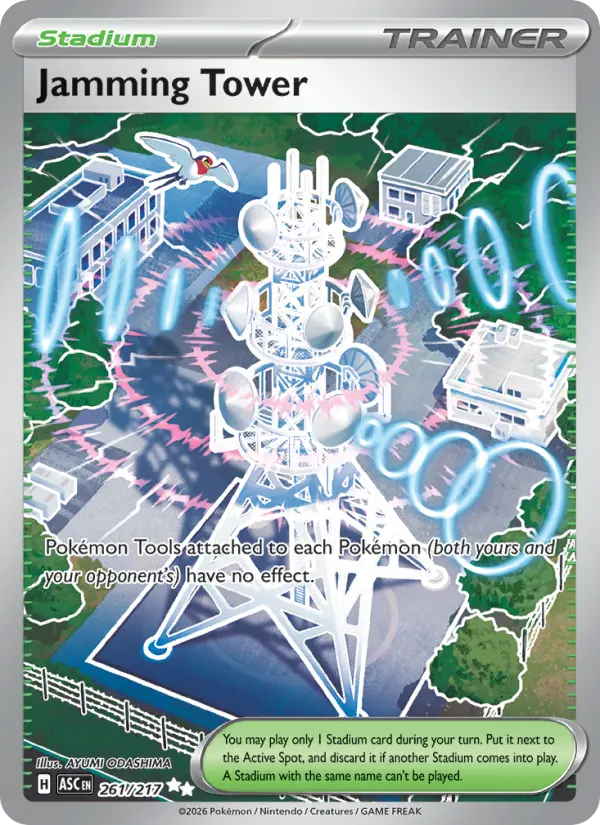 Jamming Tower, Pokémon card