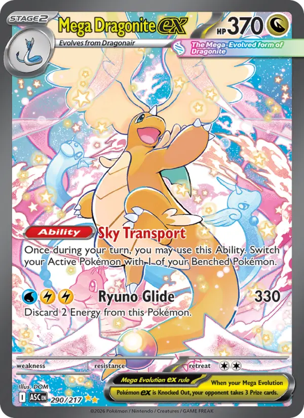 Mega Dragonite ex, Pokémon card