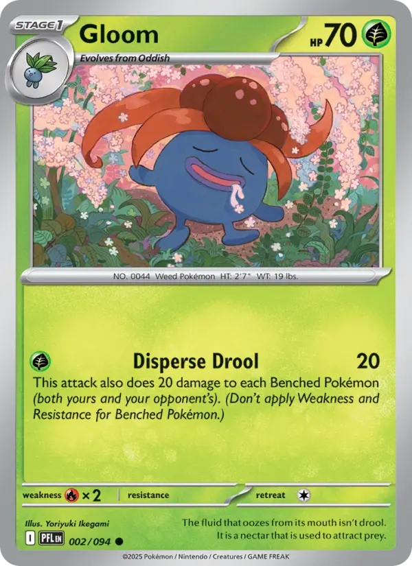 Gloom, Pokémon card