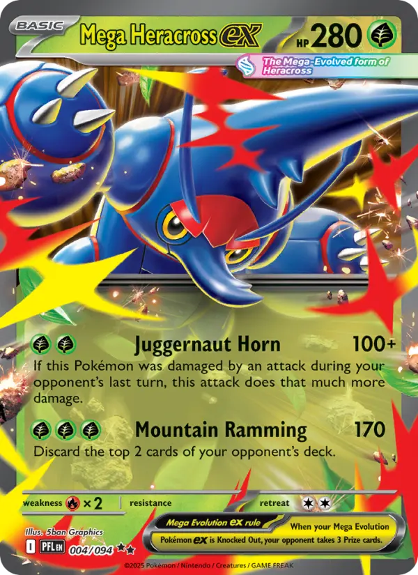 Mega Heracross ex, Pokémon card