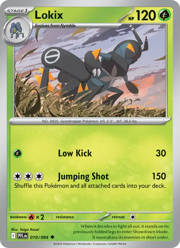 Lokix, Pokémon card