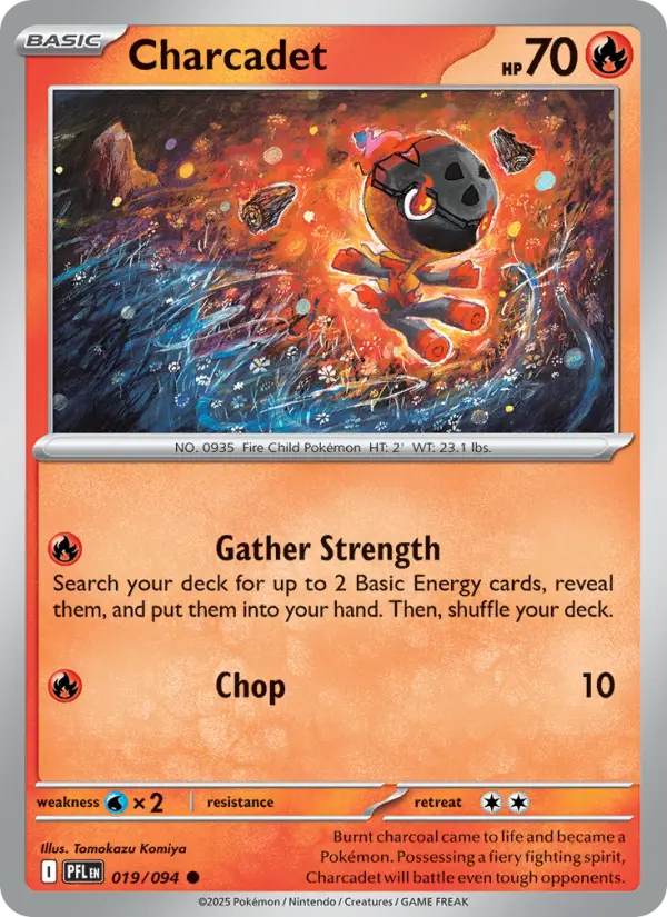 Charcadet, Pokémon card