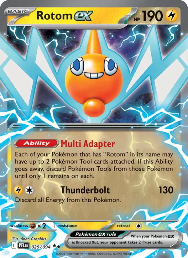 Rotom ex, Pokémon card
