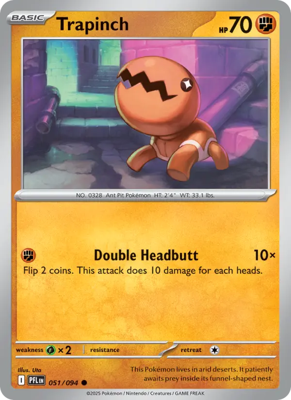 Trapinch, Pokémon card