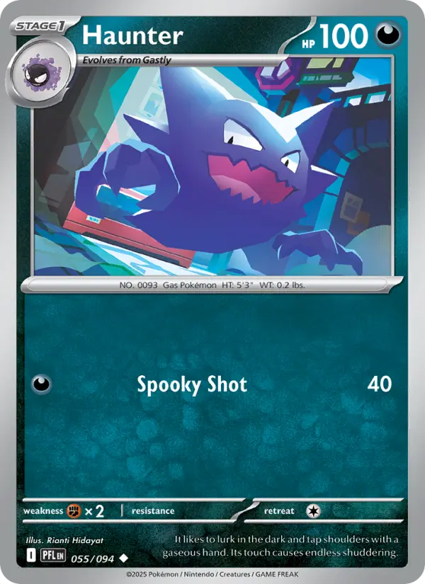 Haunter, Pokémon card