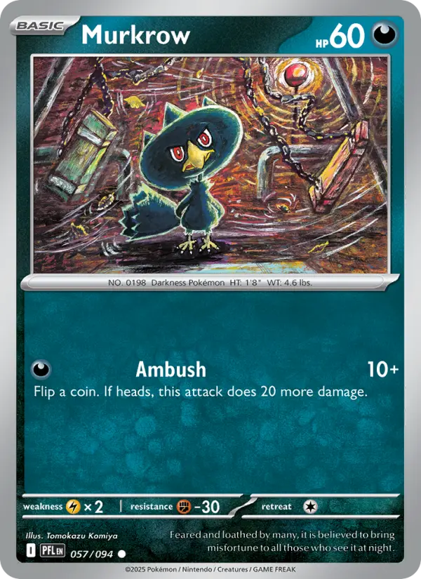 Murkrow, Pokémon card