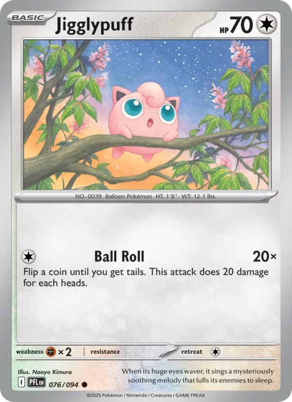 Jigglypuff, Pokémon card