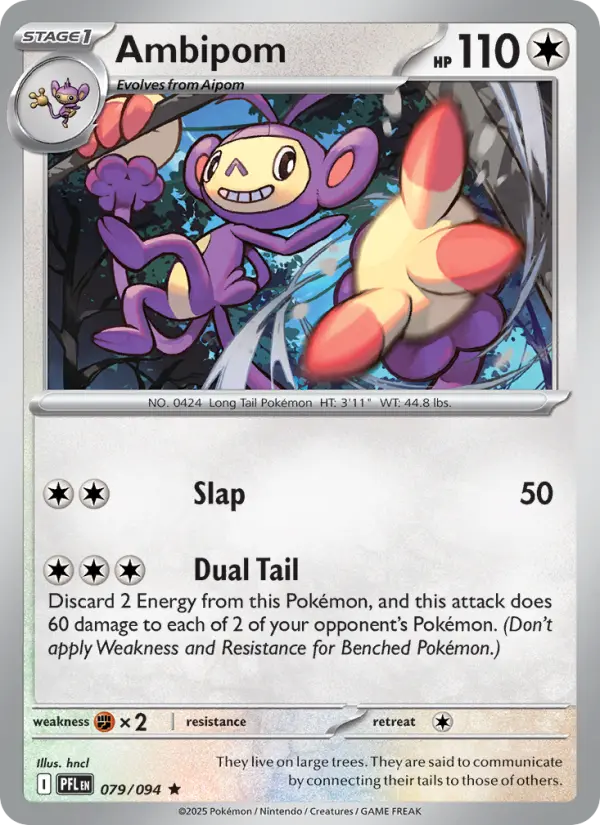 Ambipom, Pokémon card