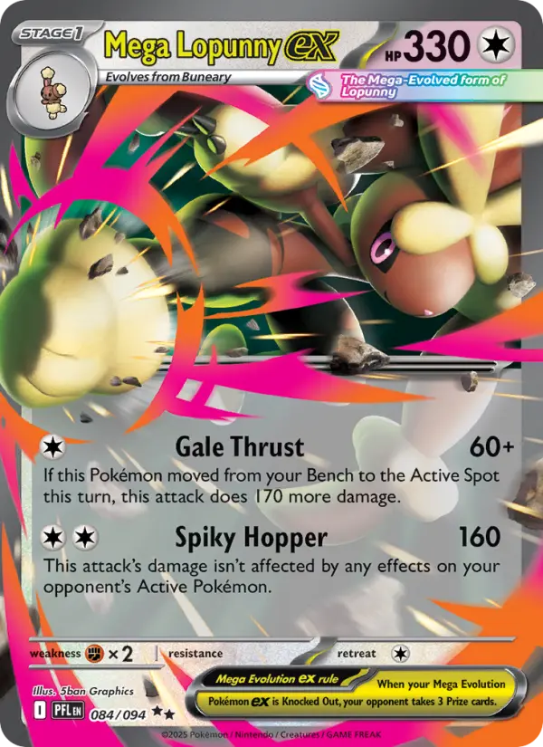 Mega Lopunny ex, Pokémon card