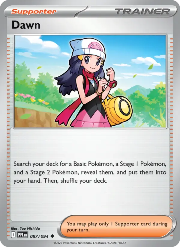 Dawn, Pokémon card
