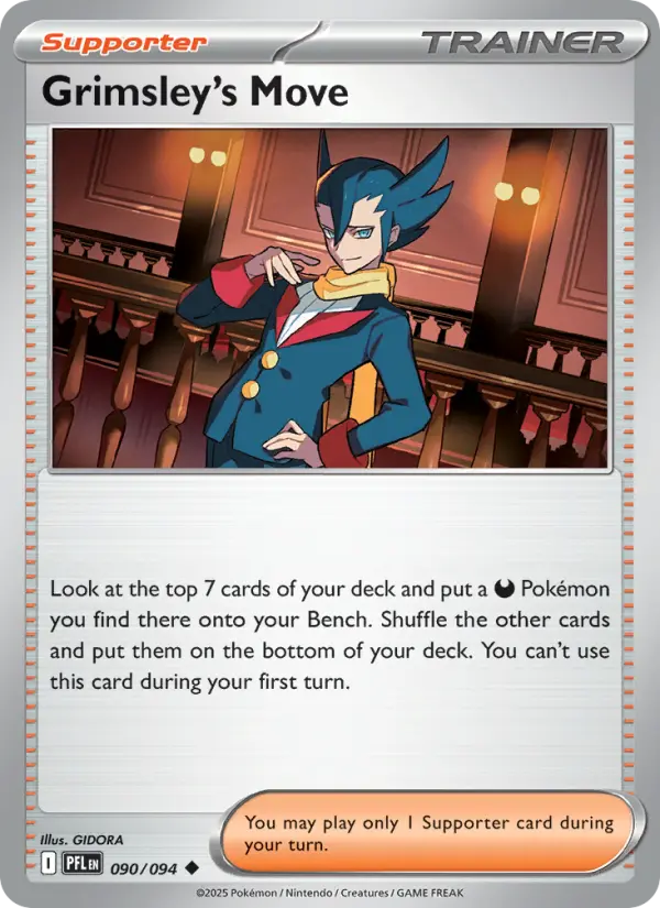 Grimsley's Move, Pokémon card