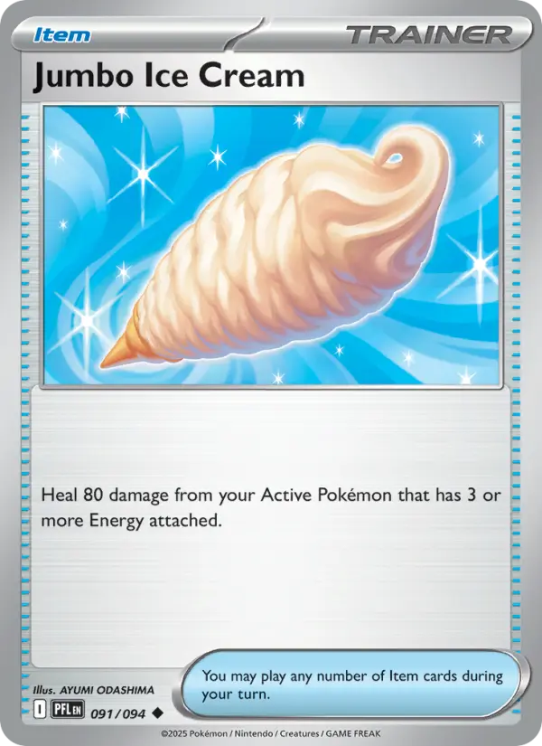 Jumbo Ice Cream, Pokémon card
