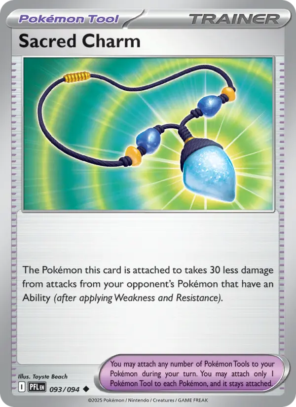 Sacred Charm, Pokémon card