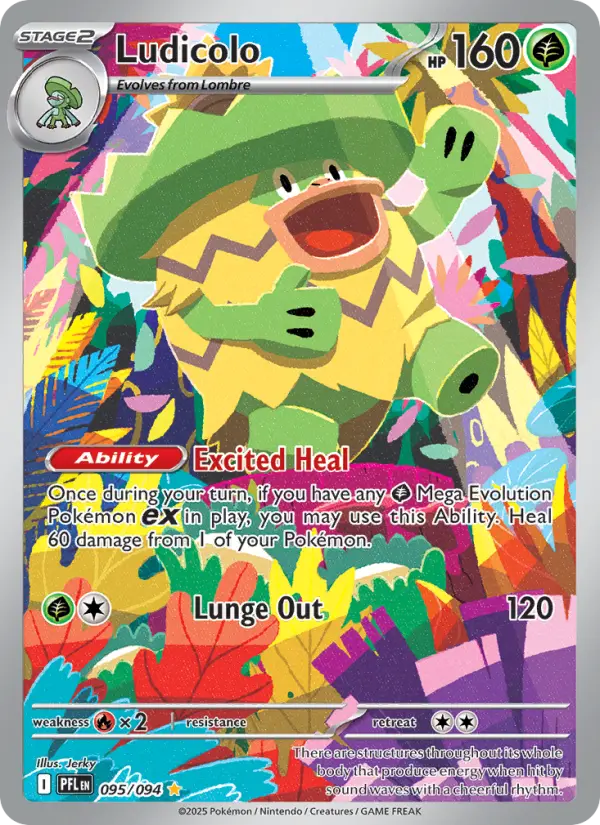Ludicolo, Pokémon card