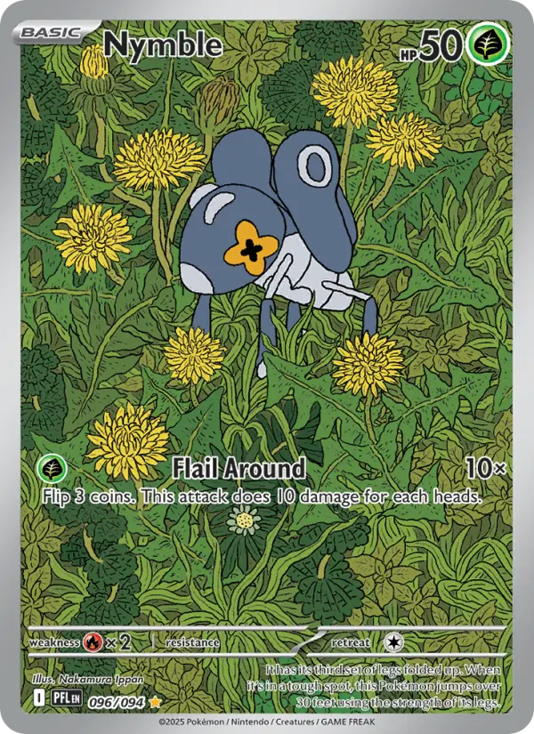 Nymble, Pokémon card