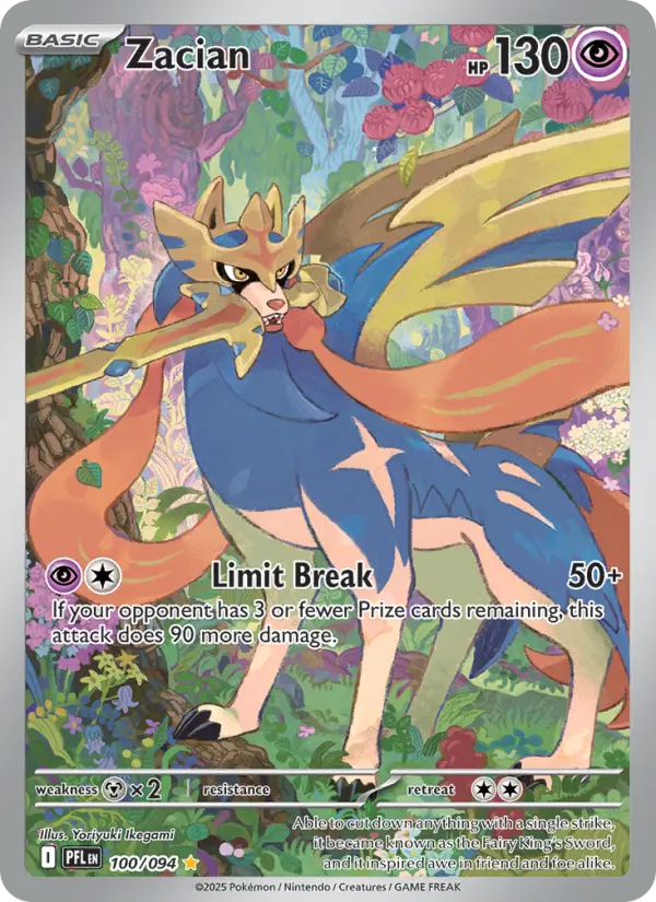 Zacian, Pokémon card