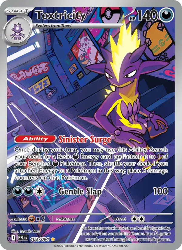 Toxtricity, Pokémon card