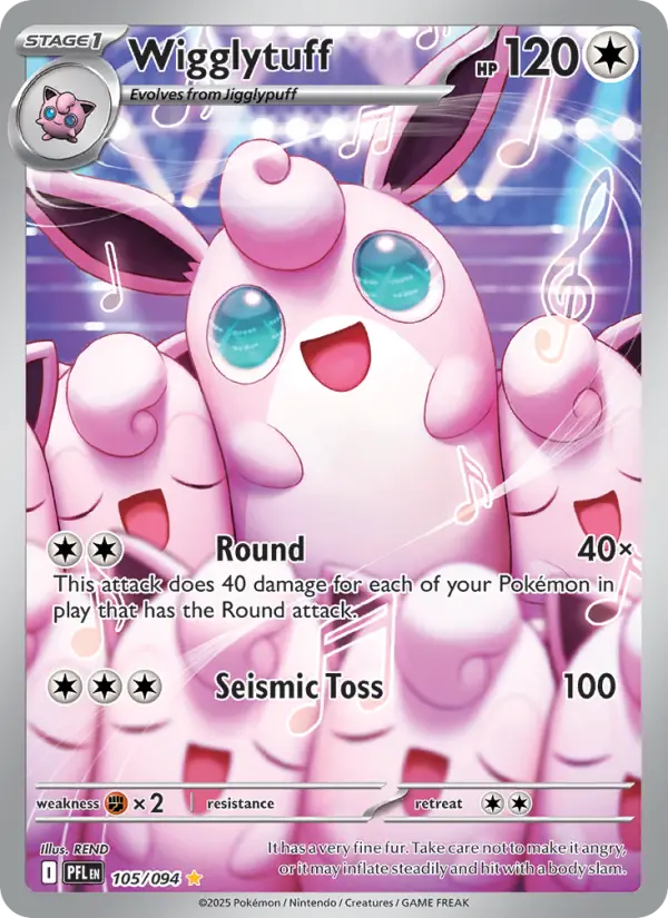 Wigglytuff, Pokémon card